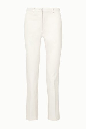 Etro | Cropped cotton-blend slim-leg pants | NET-A-PORTER.COM
