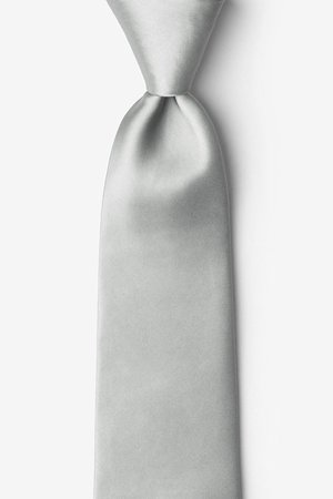silver tie