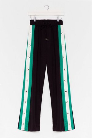 Snaps for You Wide-Leg Jogger Pants | Nasty Gal