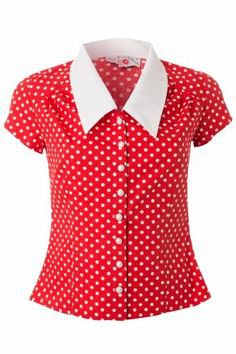 (6) Pinterest - Miss Candyfloss - Lulu Blouse in Red Polka Dot | My Dream Boutique