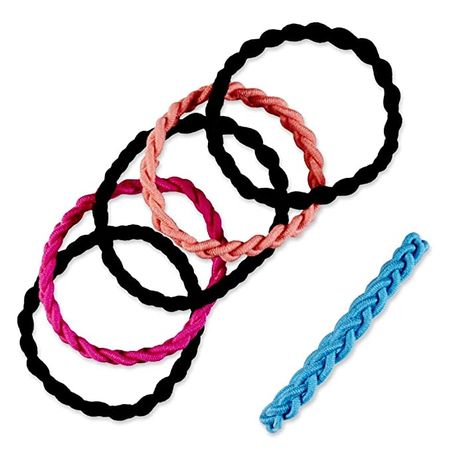 Amazon.com : Scunci Everyday and Active Strand Elastics | Assorted Colors | 6-Pcs per Pack | 1-Pack : Beauty & Personal Care