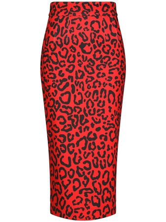 Dolce & Gabbana leopard-print Pencil Skirt - Farfetch