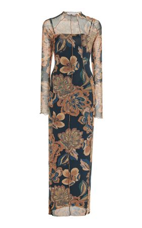 Jean Floral Mesh-Jersey Maxi Dress By Significant Other | Moda Operandi