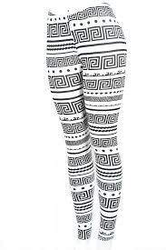 black and white leggings