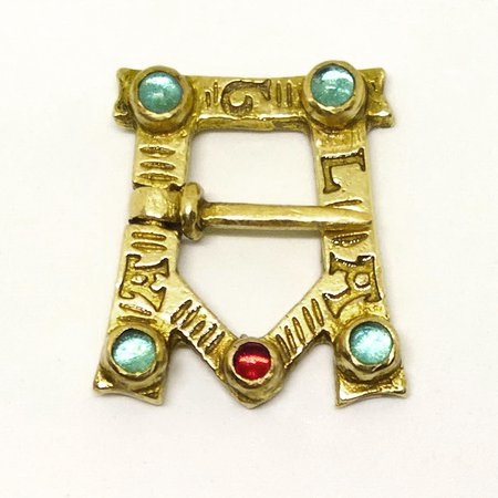 A-shaped medieval brooch, Europe