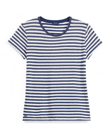 POLO RALPH LAUREN Striped Cotton Jersey T-Shirt