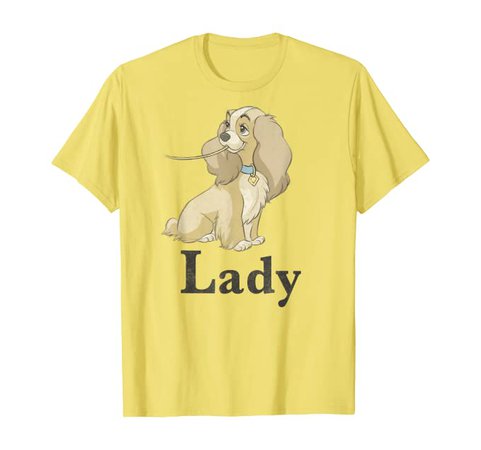 Amazon.com: Disney Lady And The Tramp Spaghetti Lady Couples T-Shirt: Clothing