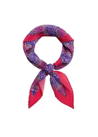 MANGO Snake print scarf