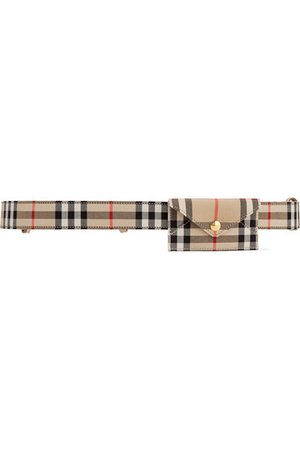 Burberry | Checked cotton-canvas belt bag | NET-A-PORTER.COM