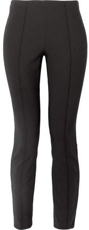 Cosso Stretch Cotton-blend Skinny Pants - Black