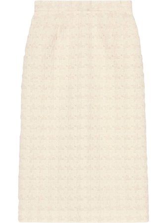 Gucci | houndstooth tweed skirt