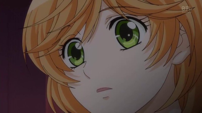 anime girl green eyes