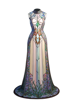 Stained glass dress