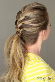 French Braid with Ponytail
