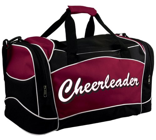 Cheerleading duffel bag
