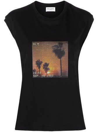 Saint Laurent VHS Sunset T-shirt - Farfetch