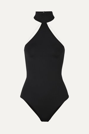 Black Halterneck swimsuit | Rudi Gernreich | NET-A-PORTER