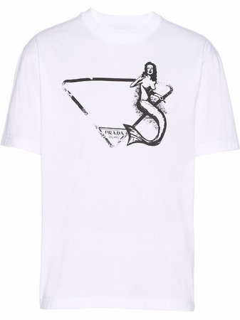 Prada logo-print T-shirt - Farfetch