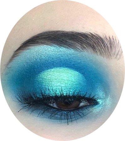blue halo eyeshadow