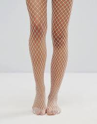 white fishnet tights - Google Search