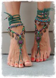 barefoot fairy sandals green - Google Search