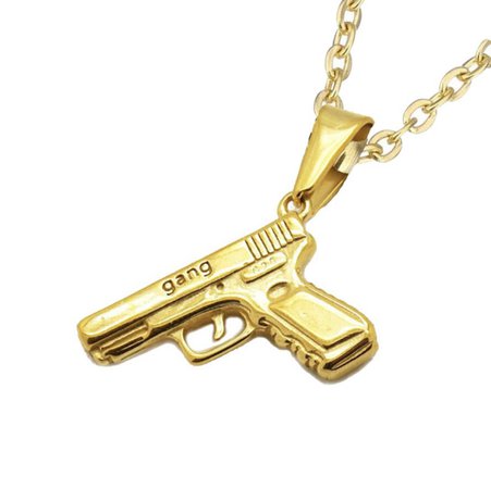 gun gang necklace