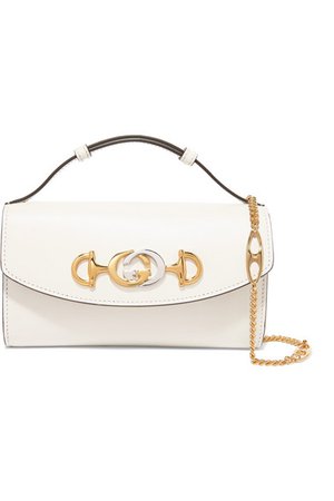 Gucci | Zumi mini leather shoulder bag | NET-A-PORTER.COM