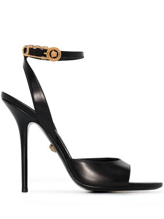 Versace Safety-Pin 130mm Sandals - Farfetch
