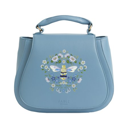 Signature Bee Vintage Purse Bag - Fable Blue | Fable England | Wolf & Badger
