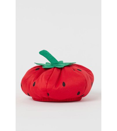 strawberry hat