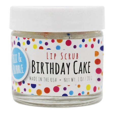 Fizz & Bubble Birthday Cake Lip Scrub