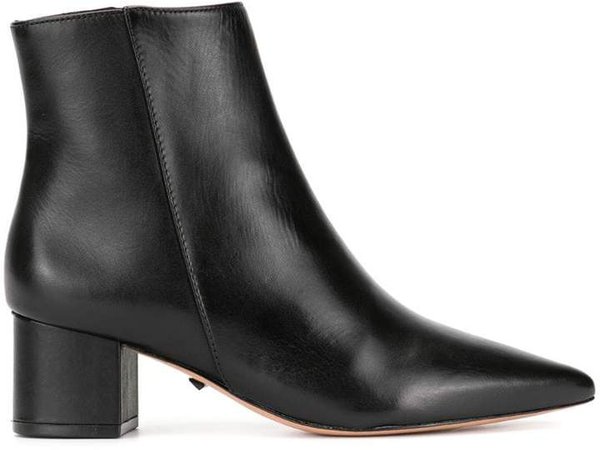 schutz block heel boots | ShopLook