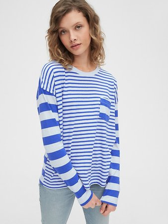 Boxy Stripe T-Shirt | Gap