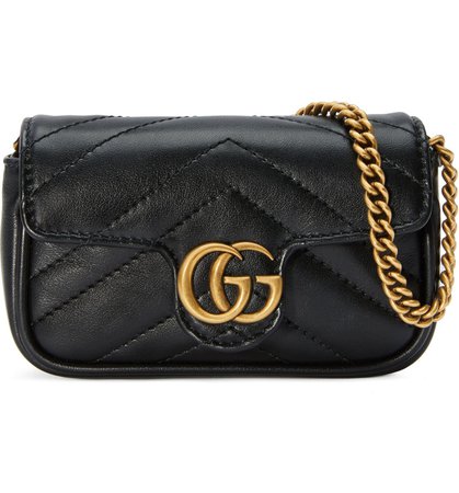 Gucci GG Marmont 2.0 Quilted Leather Coin Purse on a Chain | Nordstrom