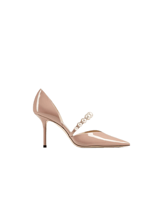 pearl beige heels shoes
