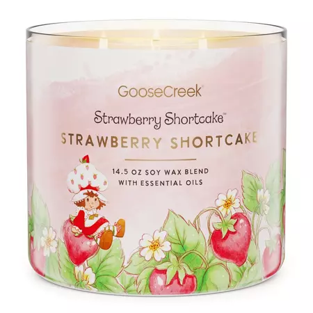 Deliciously Sweet Strawberry Shortcake Candle | Inviting Aroma & Cozy Glow – Goose Creek Candle