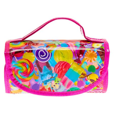 Candy Collection Roll Out Travel Makeup Bag | Claire's US