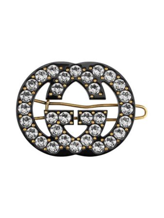 Gucci Double G Embellished Hair Clip - Farfetch