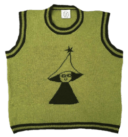cias pngs // green sweater vest