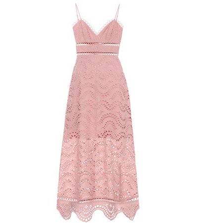 Exclusive to mytheresa.com – embroidered cotton voile dress