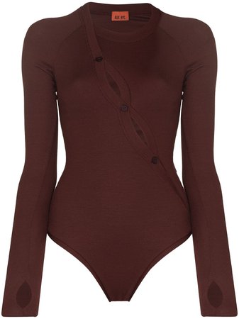 ALIX NYC Pearson Buttoned Bodysuit - Farfetch