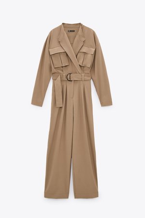 LONG JUMPSUIT WITH POCKETS | ZARA United States