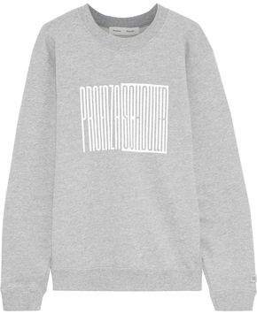 Printed French Cotton-terry Sweatshirt