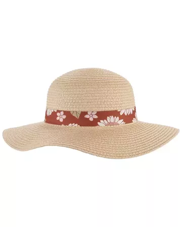 Baby Multi Floral Straw Hat