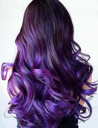 Deep Purple Hair