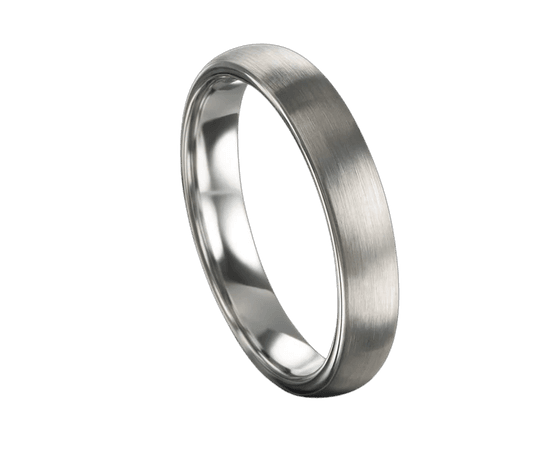 Silver Tungsten Ring, Mens Wedding Band, Wedding Ring 4mm, Engagement Ring, Promise Ring, Rings for Men, Rings for Women, Personalized Ring