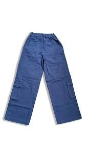women's baggy navy blue pants