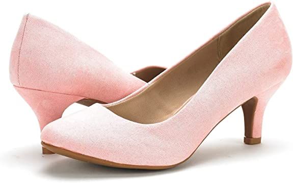 Amazon.com | DREAM PAIRS Women's Luvly Bridal Wedding Party Low Heel Pump Shoes | Pumps