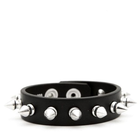 Spiked Leather Wrist Cuff
