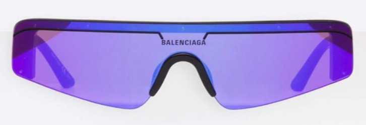 balenciaga blue sunglasses
